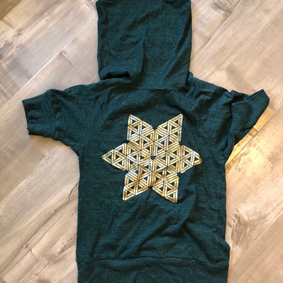 Geometrix crop hoodie - Picture 2 of 2